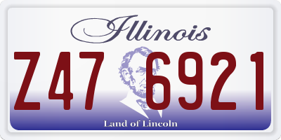 IL license plate Z476921