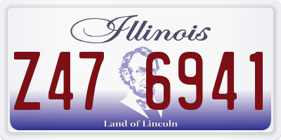 IL license plate Z476941