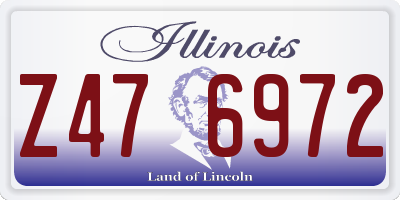 IL license plate Z476972
