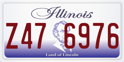 IL license plate Z476976