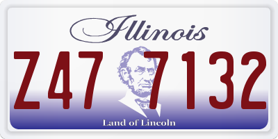 IL license plate Z477132