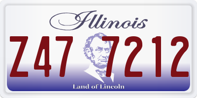 IL license plate Z477212