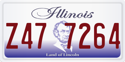 IL license plate Z477264