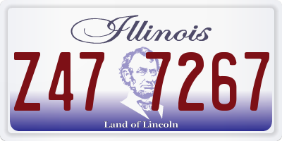 IL license plate Z477267