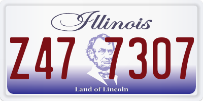 IL license plate Z477307