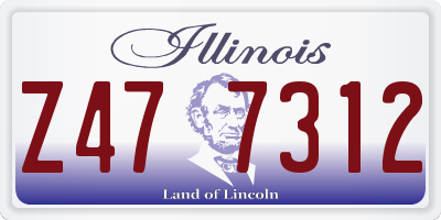 IL license plate Z477312