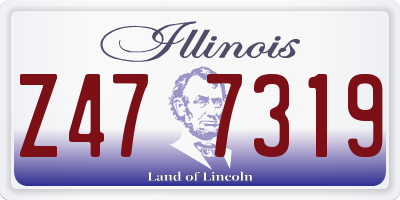 IL license plate Z477319