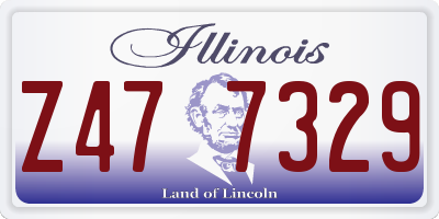 IL license plate Z477329