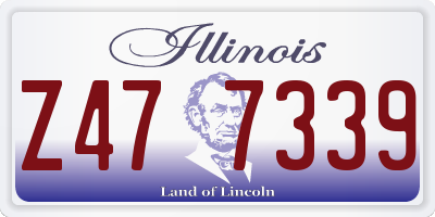 IL license plate Z477339