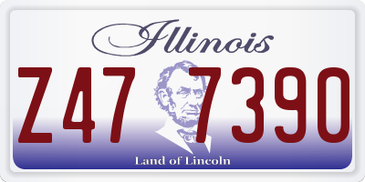 IL license plate Z477390