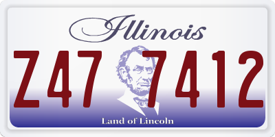 IL license plate Z477412