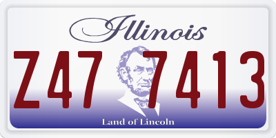 IL license plate Z477413