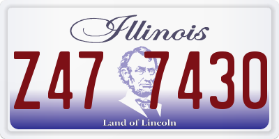 IL license plate Z477430