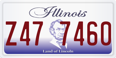 IL license plate Z477460