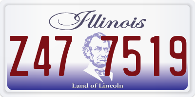 IL license plate Z477519
