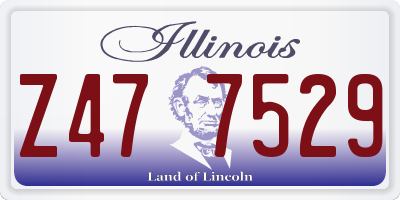 IL license plate Z477529