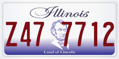 IL license plate Z477712