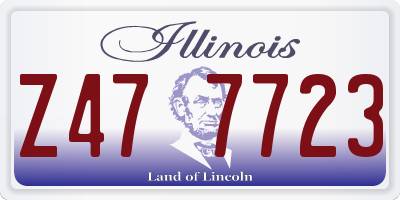 IL license plate Z477723