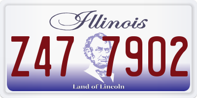 IL license plate Z477902