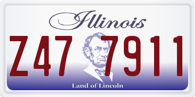 IL license plate Z477911