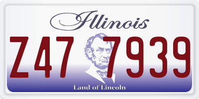 IL license plate Z477939