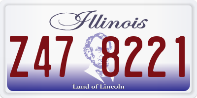 IL license plate Z478221
