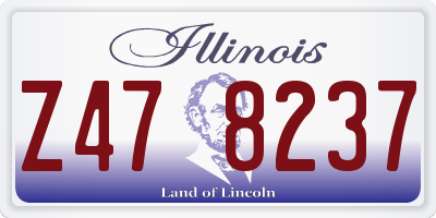 IL license plate Z478237