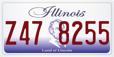 IL license plate Z478255