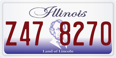 IL license plate Z478270
