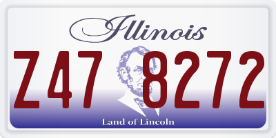 IL license plate Z478272