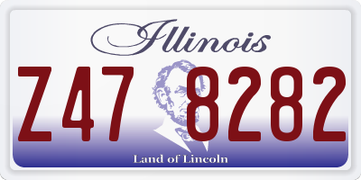 IL license plate Z478282