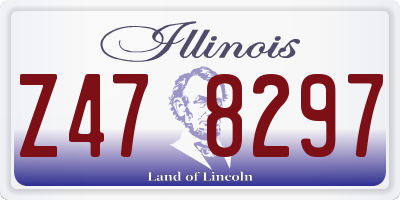 IL license plate Z478297