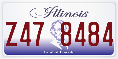 IL license plate Z478484