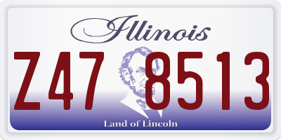 IL license plate Z478513