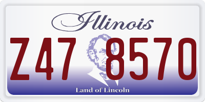 IL license plate Z478570