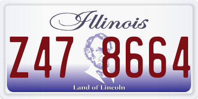 IL license plate Z478664