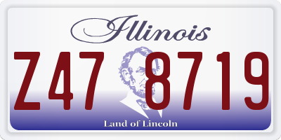 IL license plate Z478719
