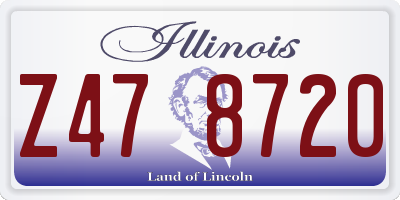 IL license plate Z478720