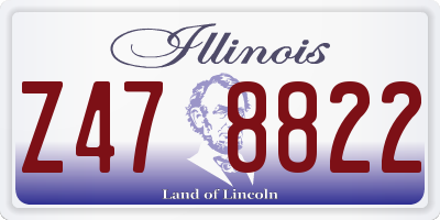 IL license plate Z478822
