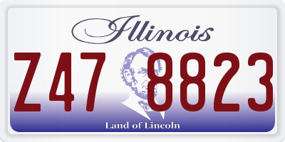 IL license plate Z478823