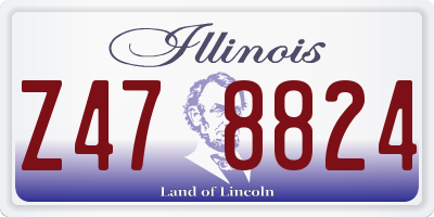 IL license plate Z478824