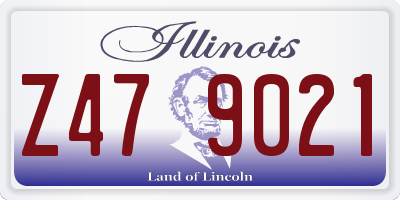 IL license plate Z479021