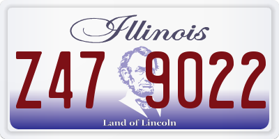 IL license plate Z479022