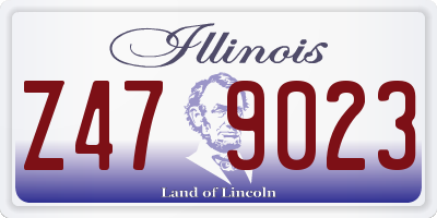 IL license plate Z479023