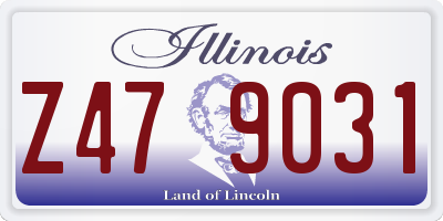 IL license plate Z479031