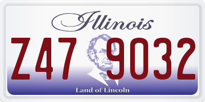 IL license plate Z479032