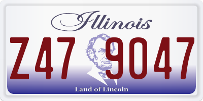 IL license plate Z479047