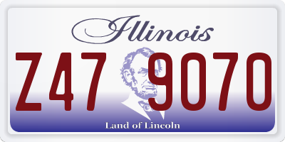 IL license plate Z479070