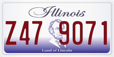 IL license plate Z479071