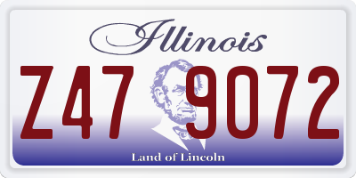 IL license plate Z479072